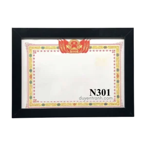 Khung bằng khen viền đen 3cm N301