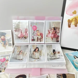 Album ảnh ép lụa cho con