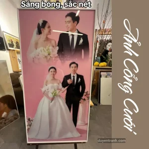 Ảnh cổng đám cưới tráng gương sáng bóng