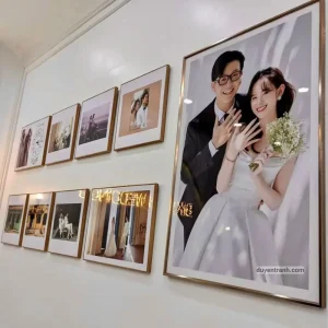 Khung Ảnh 40x60 (A2) Treo Tường - Composite Hoặc Gỗ, Giao Lắp Hà Nội