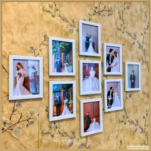 Khung ảnh trắng nhiều kích thước