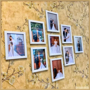 Khung ảnh trắng treo tường