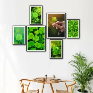 Tranh hoa lá dán tường mẫu 3