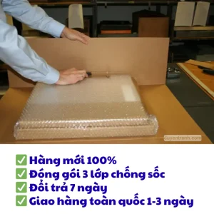 Đóng gói khung ảnh và bảo hành