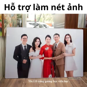 In ảnh cưới hỗ trợ làm nét ảnh miễn phí