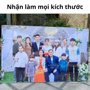 Nhận làm mọi kích thước ảnh cưới