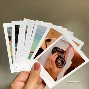 In ảnh lấy ngay cầm trên tay nghệ thuật