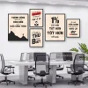 Bộ 5 tranh động lực 1 Phần Trăm Tốt Hơn Mỗi Ngày - tranh slogan dán tường DL29 Duyên Tranh