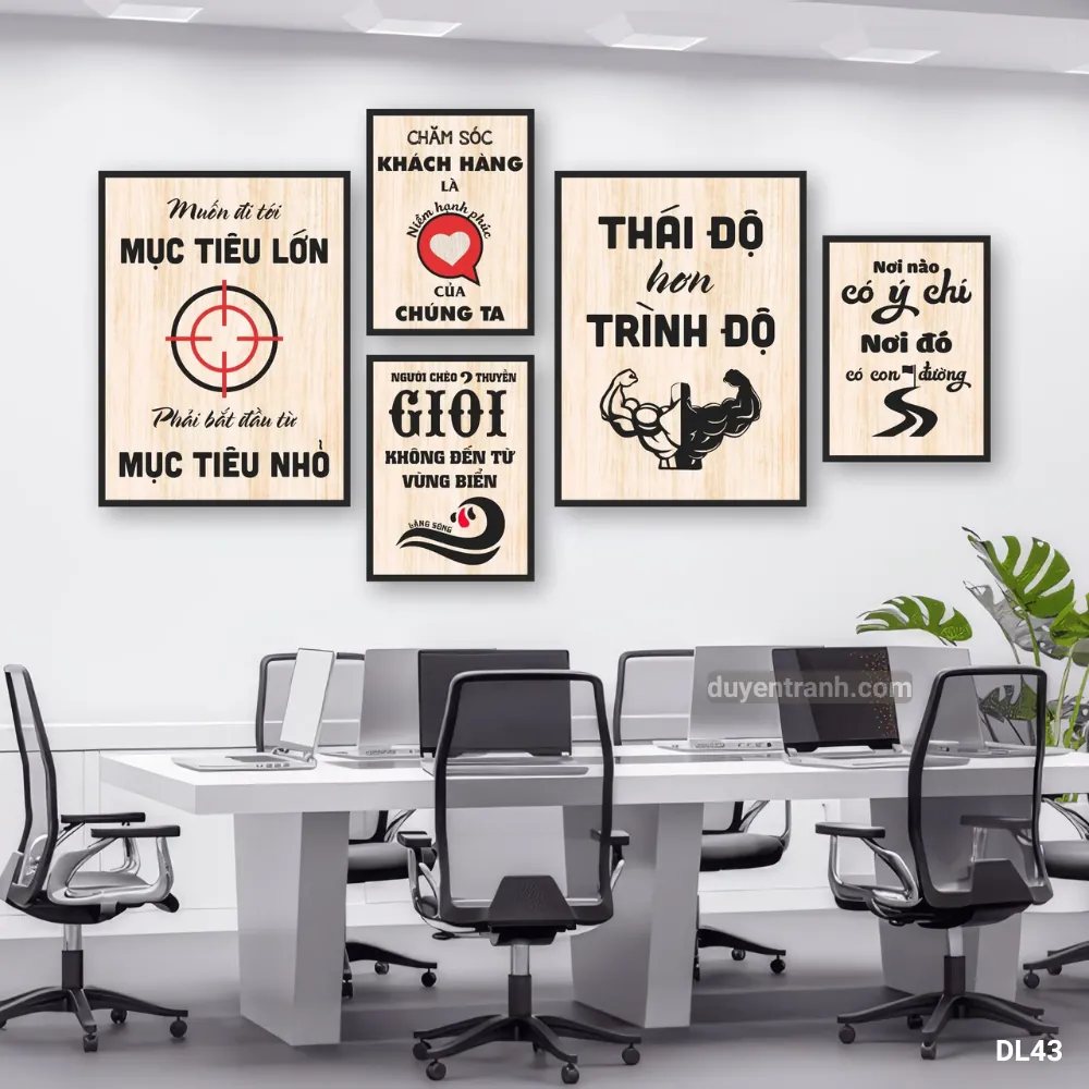 Tranh động lực Mục Tiêu Lớn Bắt Đầu Từ Mục Tiêu Nhỏ - DL43