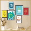 Bộ 6 tranh động lực Sáng Tạo Khác Có Gạo Ăn - tranh slogan văn phòng DL17 Duyên Tranh