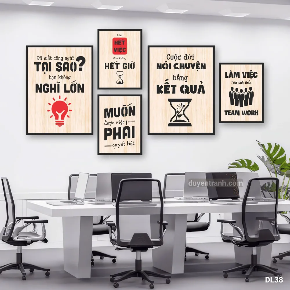 Tranh động lực Tại Sao Bạn Không Nghĩ Lớn - DL38