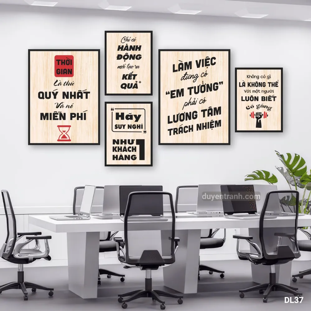 Tranh động lực Thời Gian Là Thứ Quý Nhất - DL37