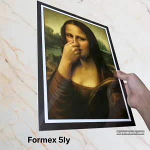 Tranh toilet quote hài hước formex 5mm dán tường