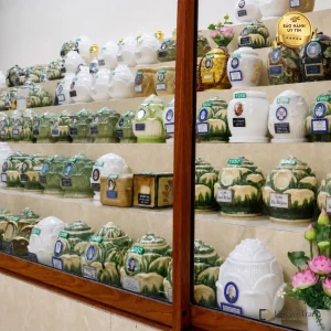Ảnh in dán hũ cốt - mẫu 3