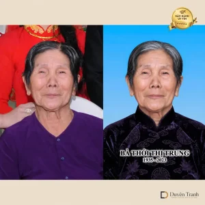 Ảnh để chùa nhỏ gọn khung viền titan - mẫu 3