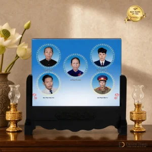 Ảnh thờ gia tộc nhiều người một khung - mẫu 4
