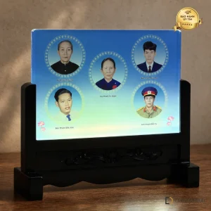 Ảnh thờ gia tộc nhiều người một khung - mẫu 7