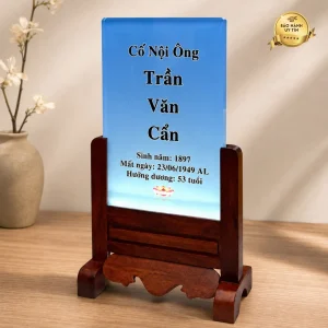 Ảnh thờ tưởng niệm không có ảnh chân dung - mẫu 2