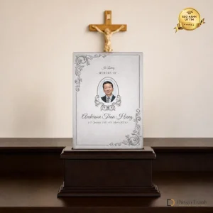 Ảnh thờ pha lê Công giáo - mẫu 2
