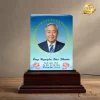 Ảnh thờ pha lê khung gỗ hương