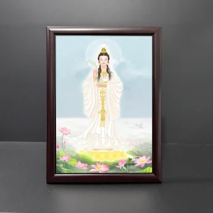 Khung ảnh thờ treo tường composite viền đen N211