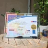 Khung ảnh kính tràn A4 đặt bàn theo chiều ngang