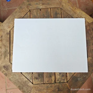 Khung ảnh kính tràn A4 viền bạc nhìn chính diện